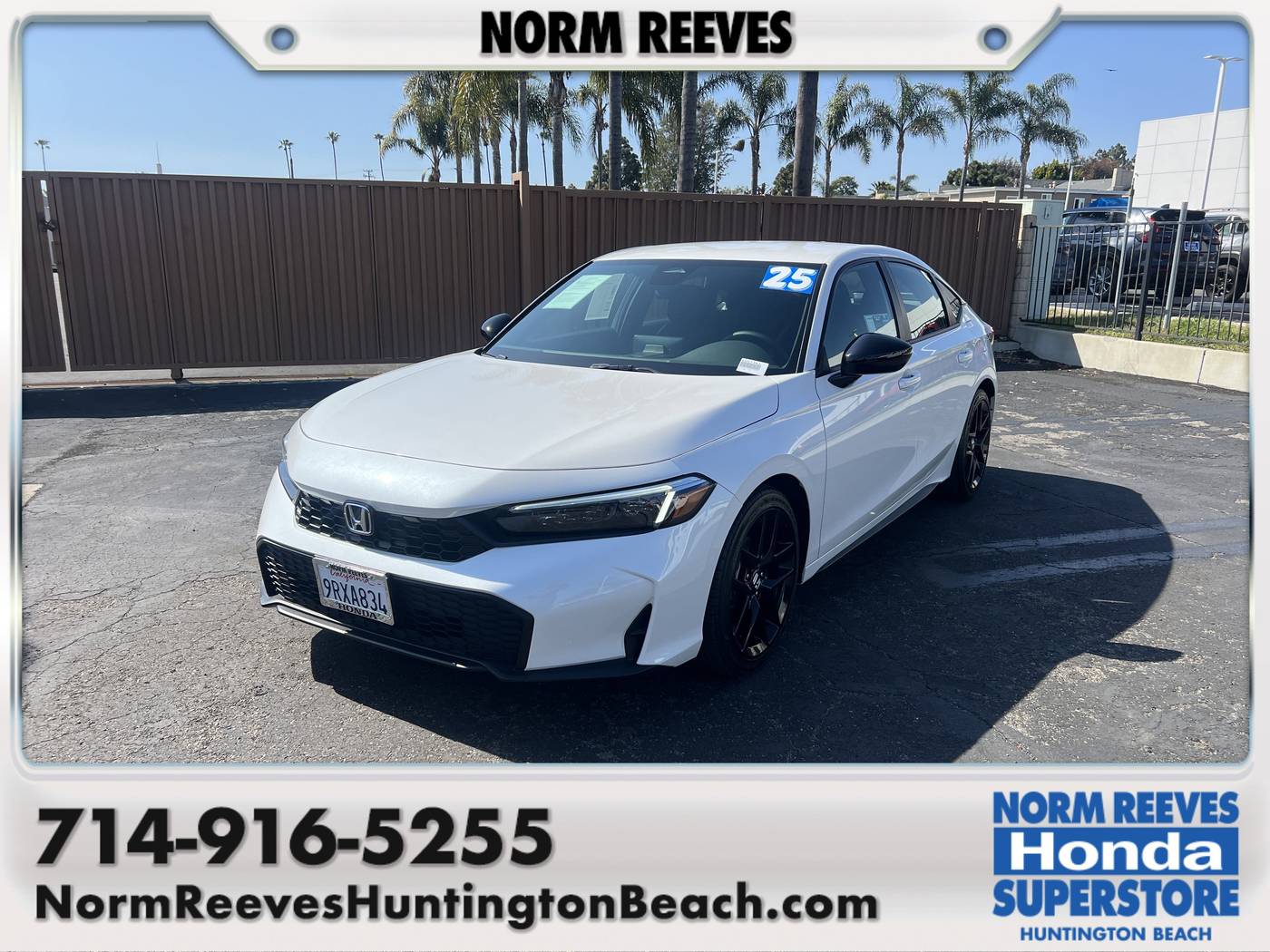 2025 Honda Civic Sport — Hatchback — 345 mi — Huntington Beach, CA