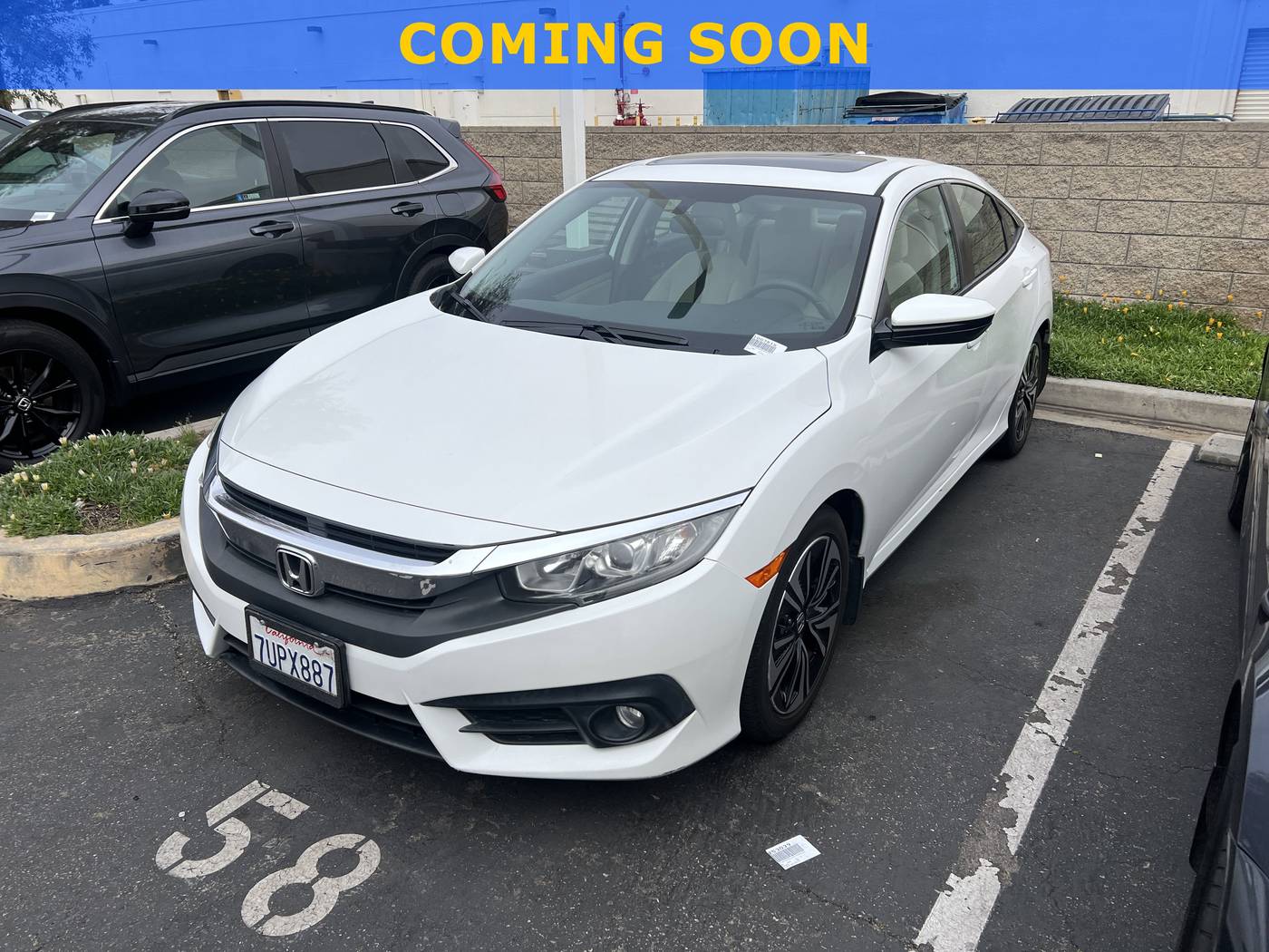 2016 Honda Civic EX-T — Sedan — 92,739 mi — Huntington Beach, CA
