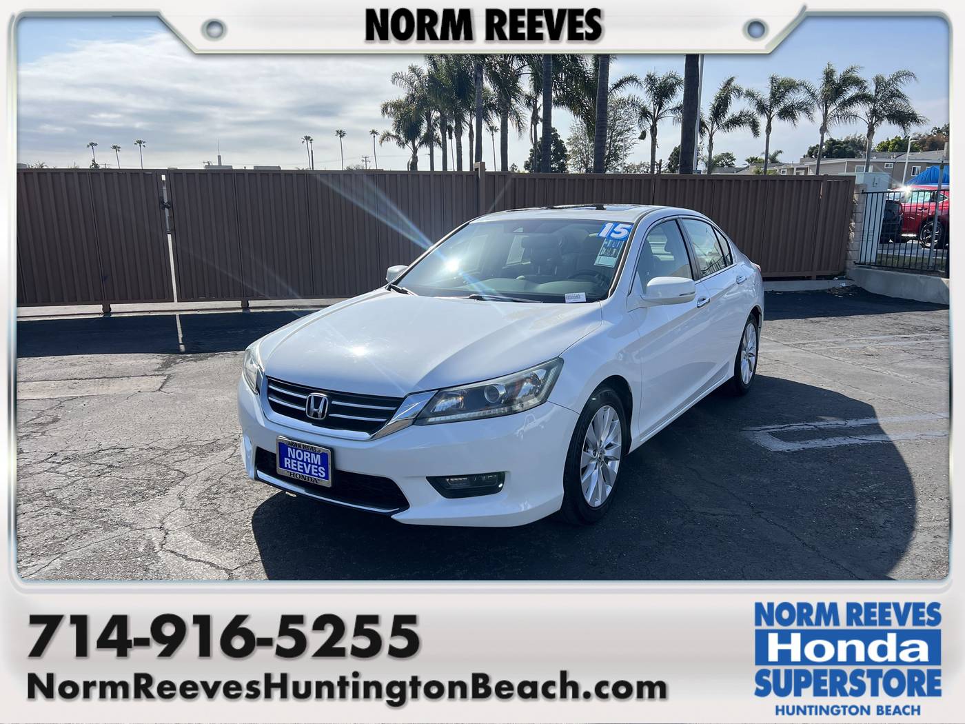 2015 Honda Accord EX-L — Sedan — 124,387 mi — Huntington Beach, CA
