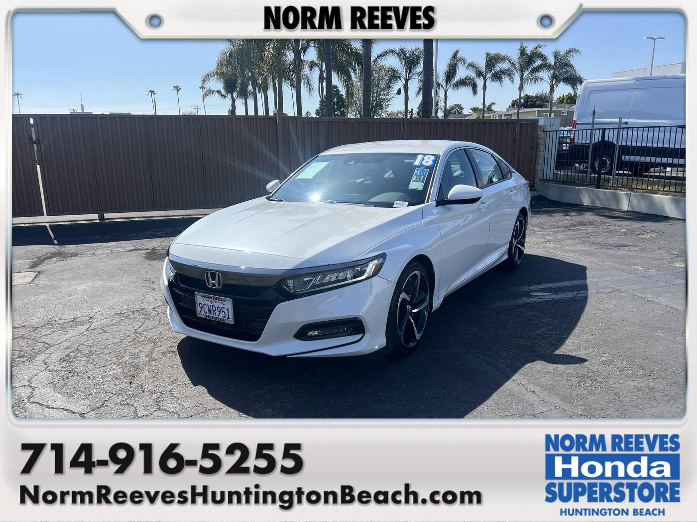 2018 Honda Accord Sport — Sedan — 24,818 mi — Huntington Beach, CA
