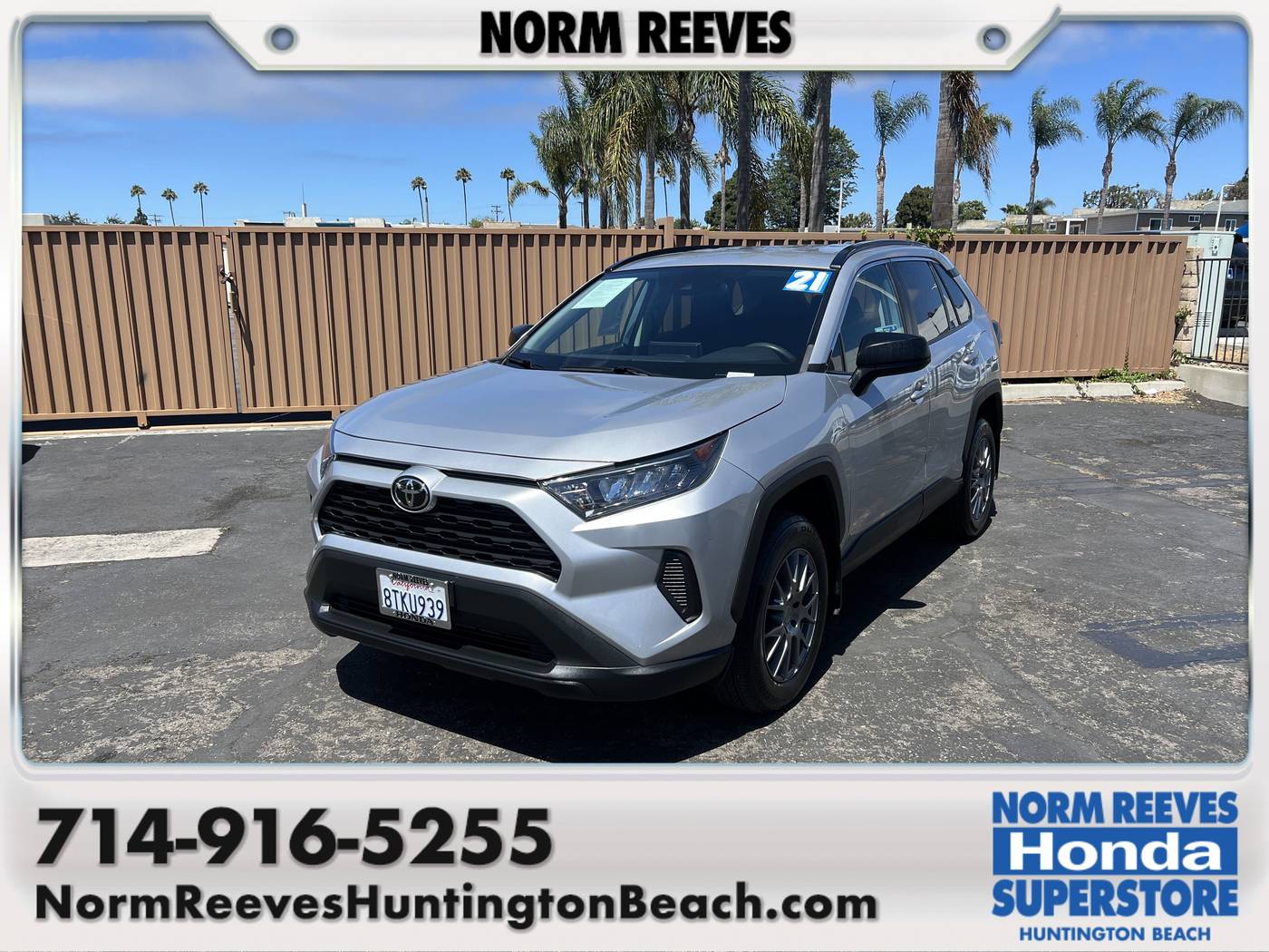 2021 Toyota RAV4 LE — SUV — 43,353 mi — Huntington Beach, CA