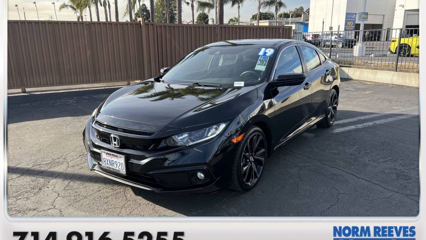 2019 Honda Civic Sport — Sedan — 51,058 mi — Huntington Beach, CA