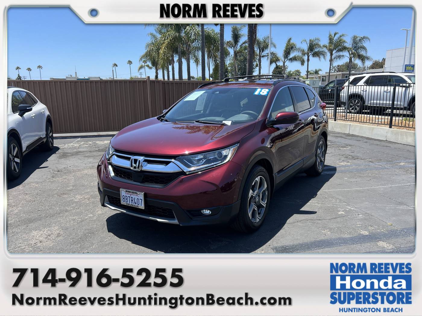 2018 Honda CR-V EX — SUV — 62,503 mi — Huntington Beach, CA