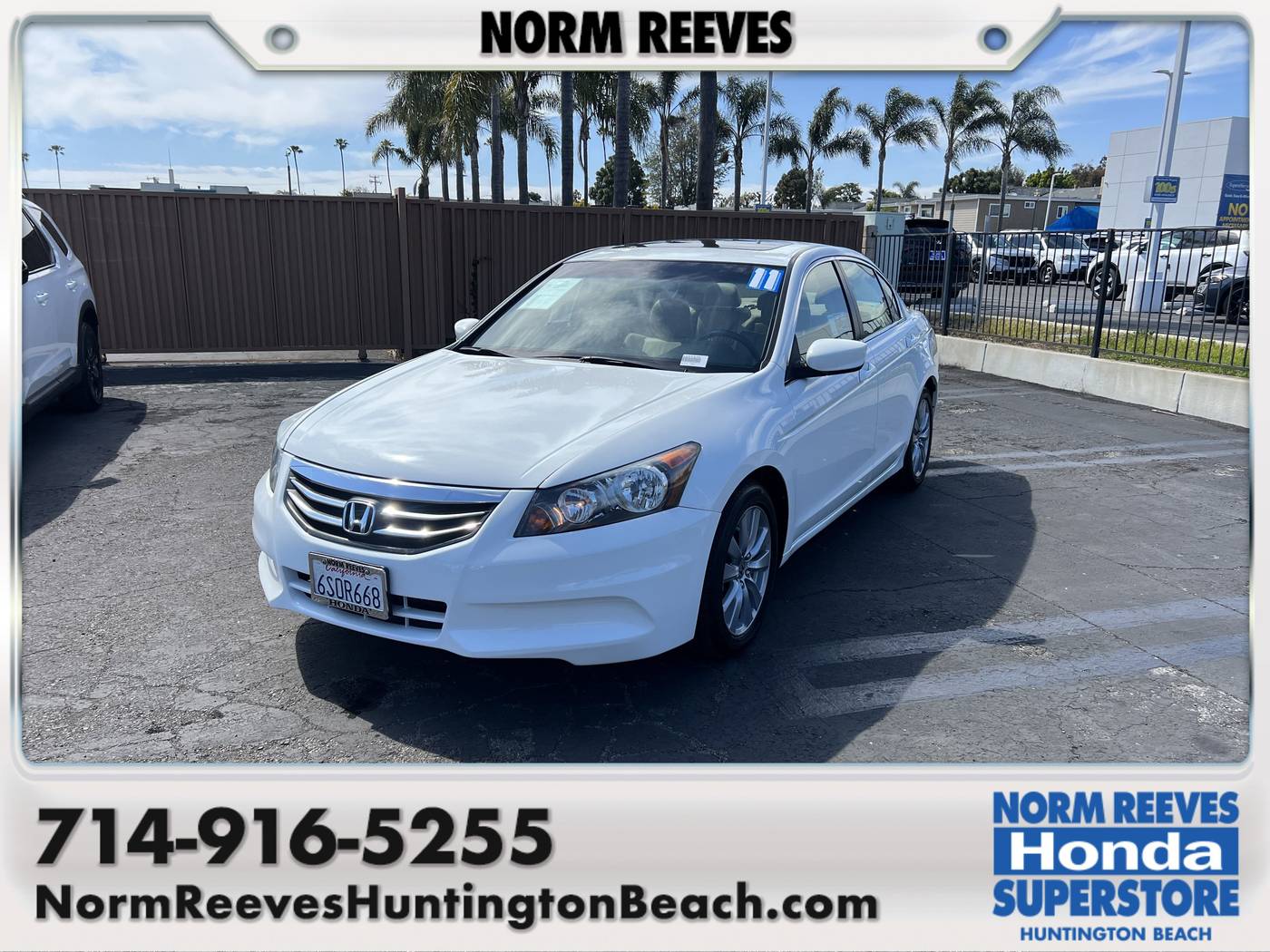 2011 Honda Accord EX-L — Sedan — 81,692 mi — Huntington Beach, CA