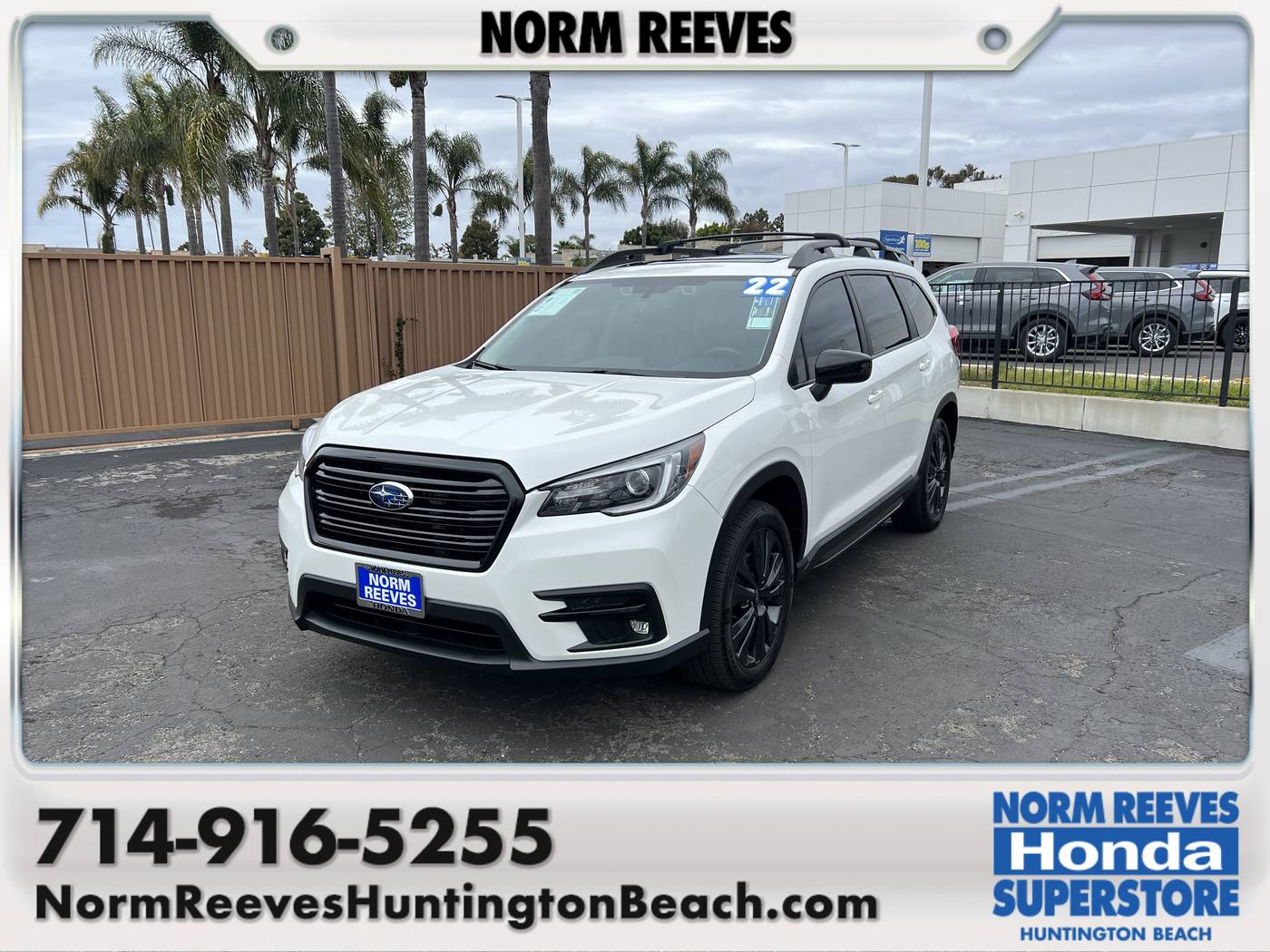 2022 Subaru Ascent Onyx Edition — SUV — 29,078 mi — Huntington Beach, CA