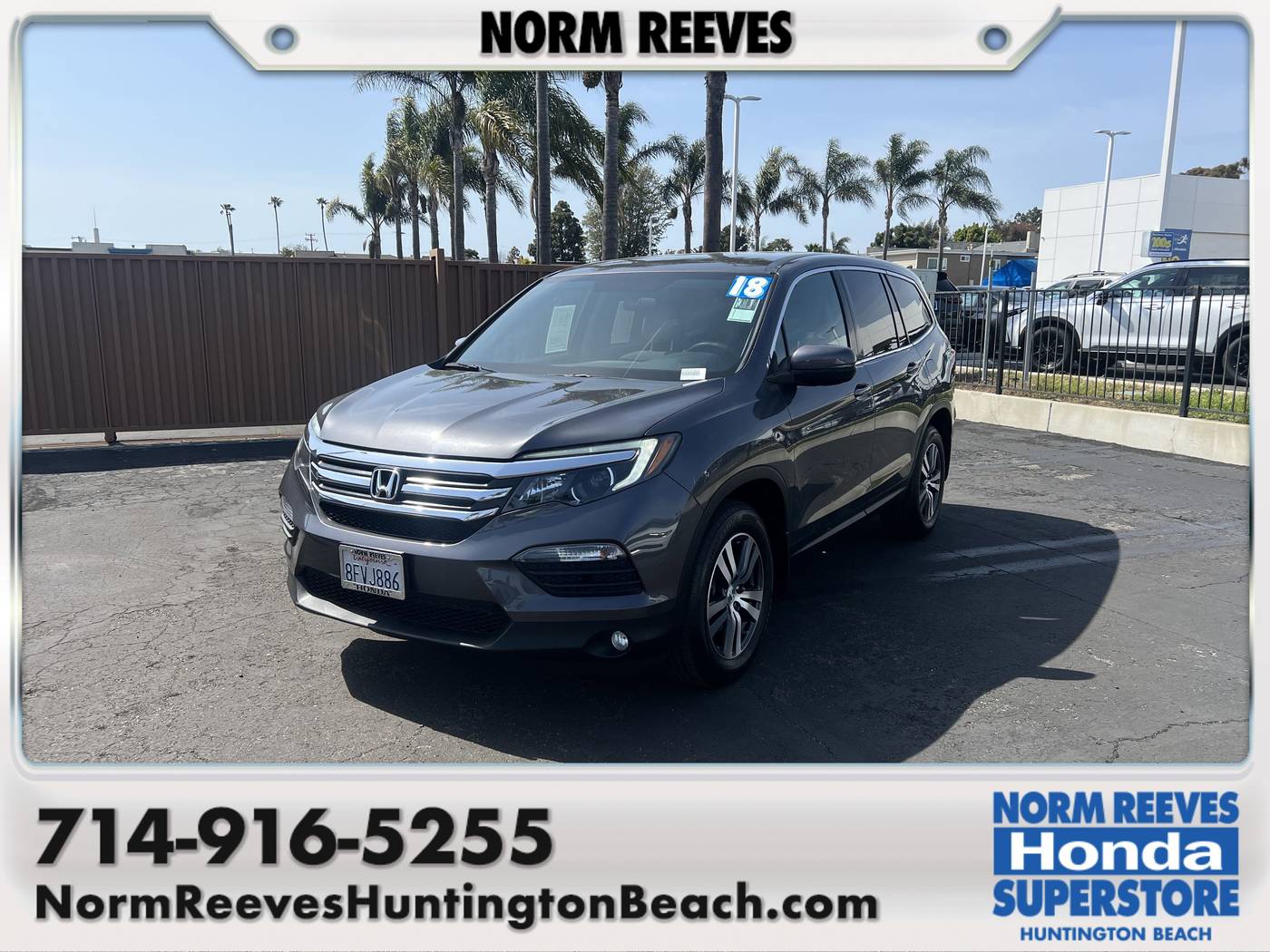 2018 Honda Pilot EX — SUV — 30,866 mi — Huntington Beach, CA