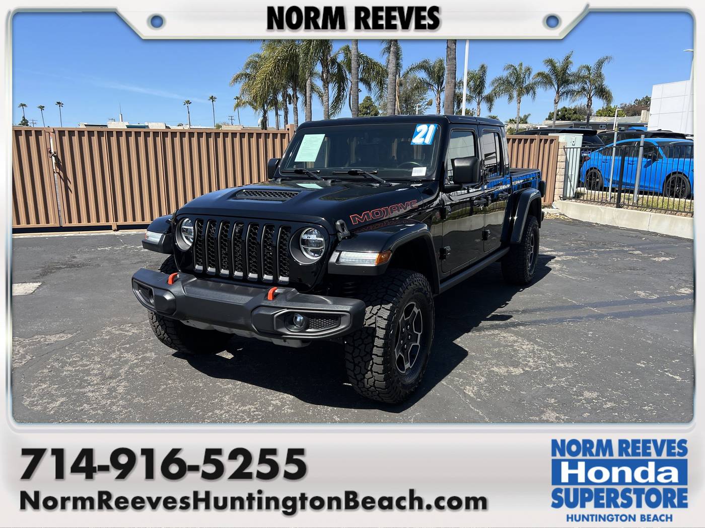 2021 Jeep Gladiator Mojave — Pickup Truck — 30,296 mi — Huntington Beach, CA