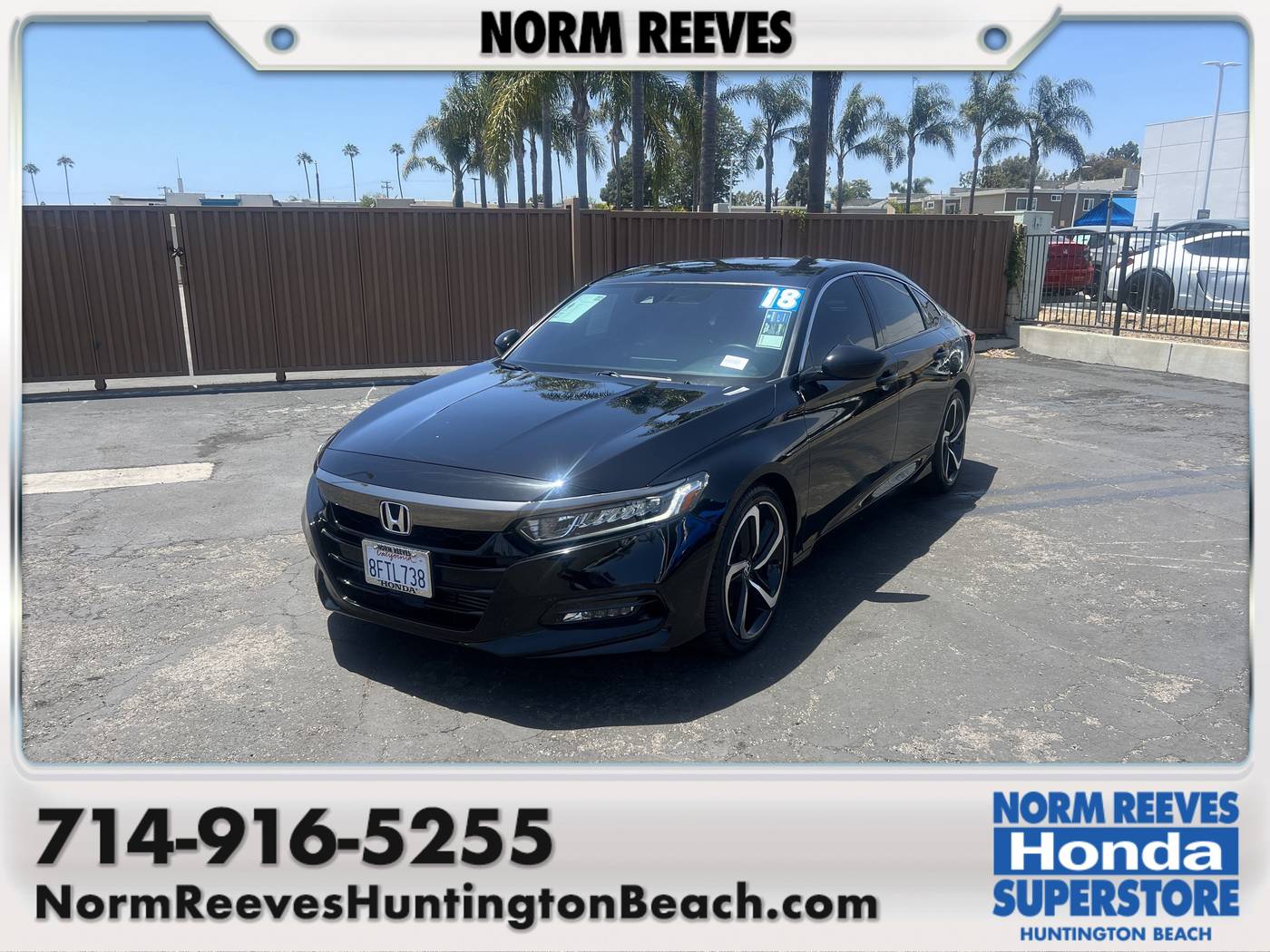 2018 Honda Accord Sport — Sedan — 33,865 mi — Huntington Beach, CA