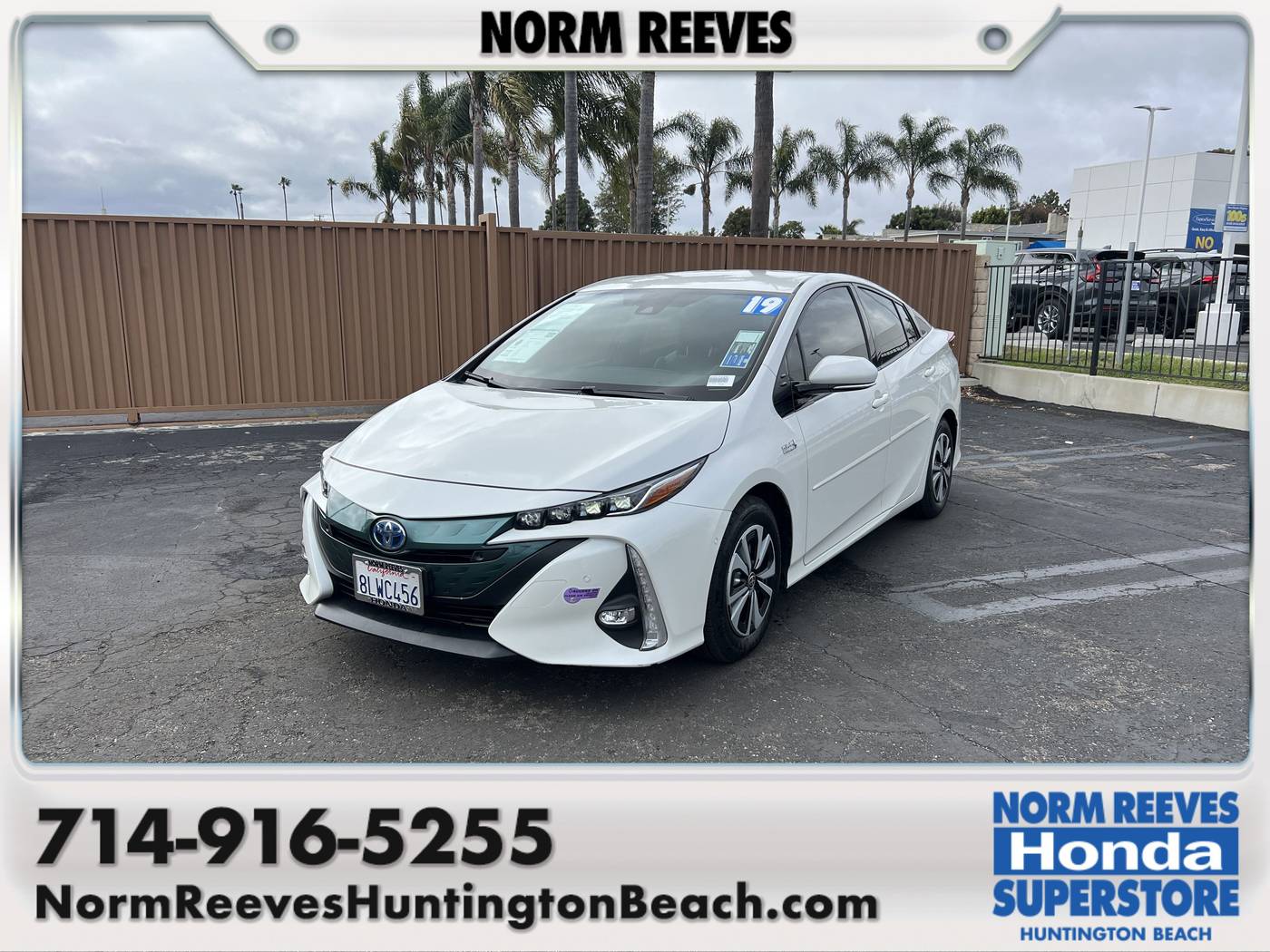 2019 Toyota Prius Prime Plus — Hatchback — 59,489 mi — Huntington Beach, CA
