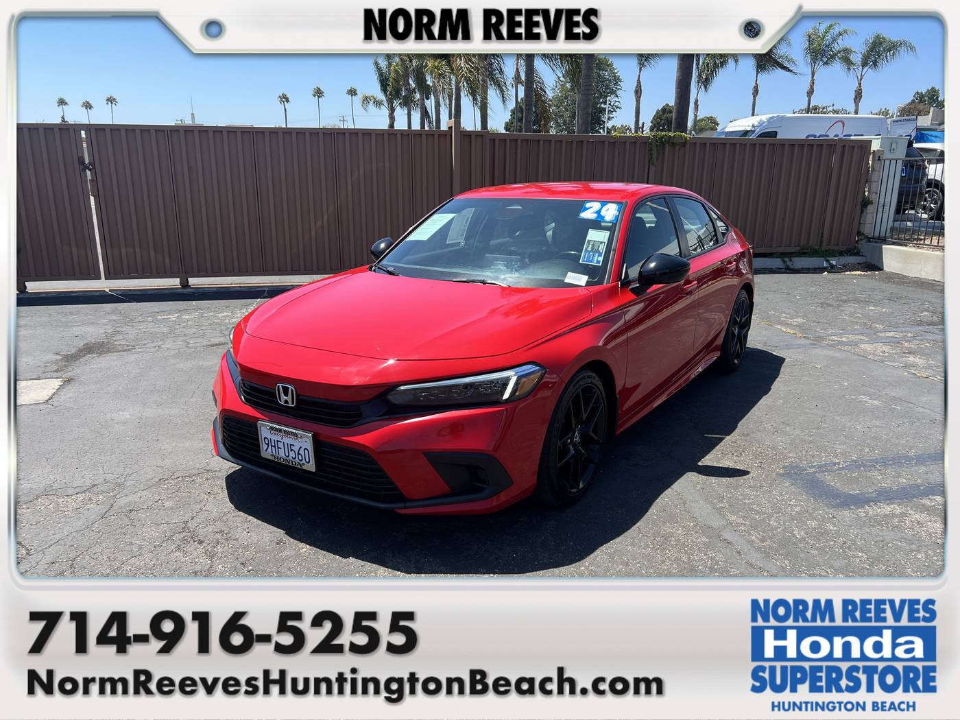 2024 Honda Civic Sport — Sedan — 29,210 mi — Huntington Beach, CA