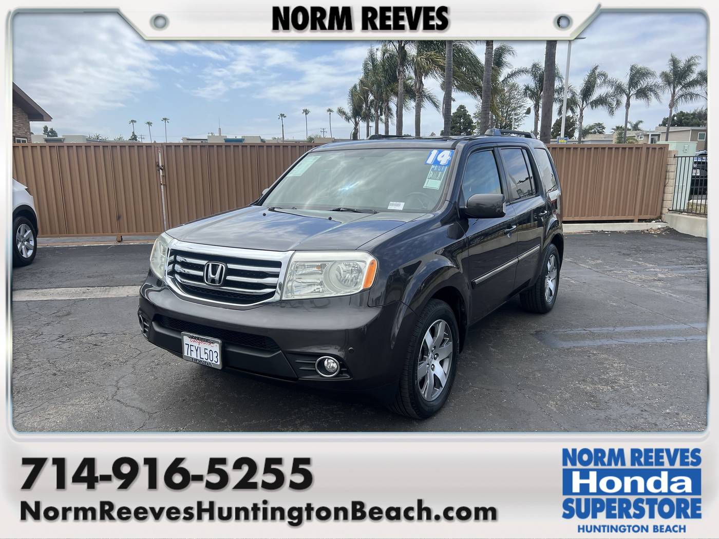 2014 Honda Pilot Touring — SUV — 86,564 mi — Huntington Beach, CA