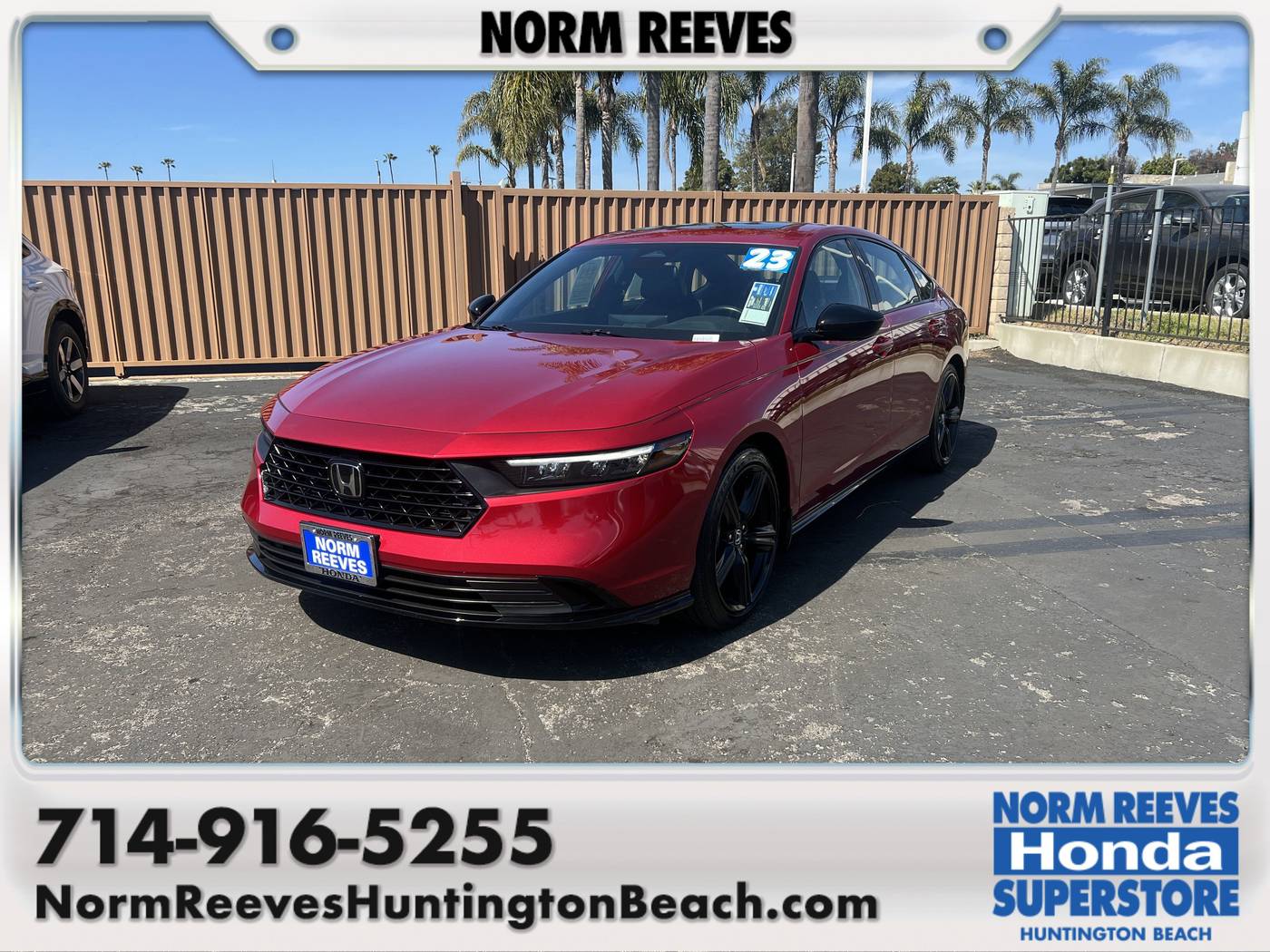 2023 Honda Accord Hybrid Sport-L — Sedan — 28,717 mi — Huntington Beach, CA