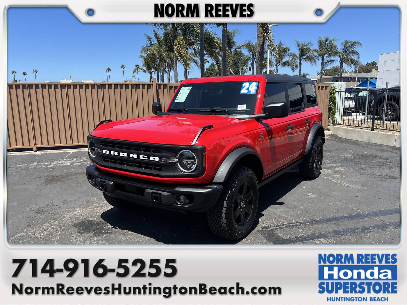 2024 Ford Bronco Black Diamond — SUV — 6,489 mi — Huntington Beach, CA