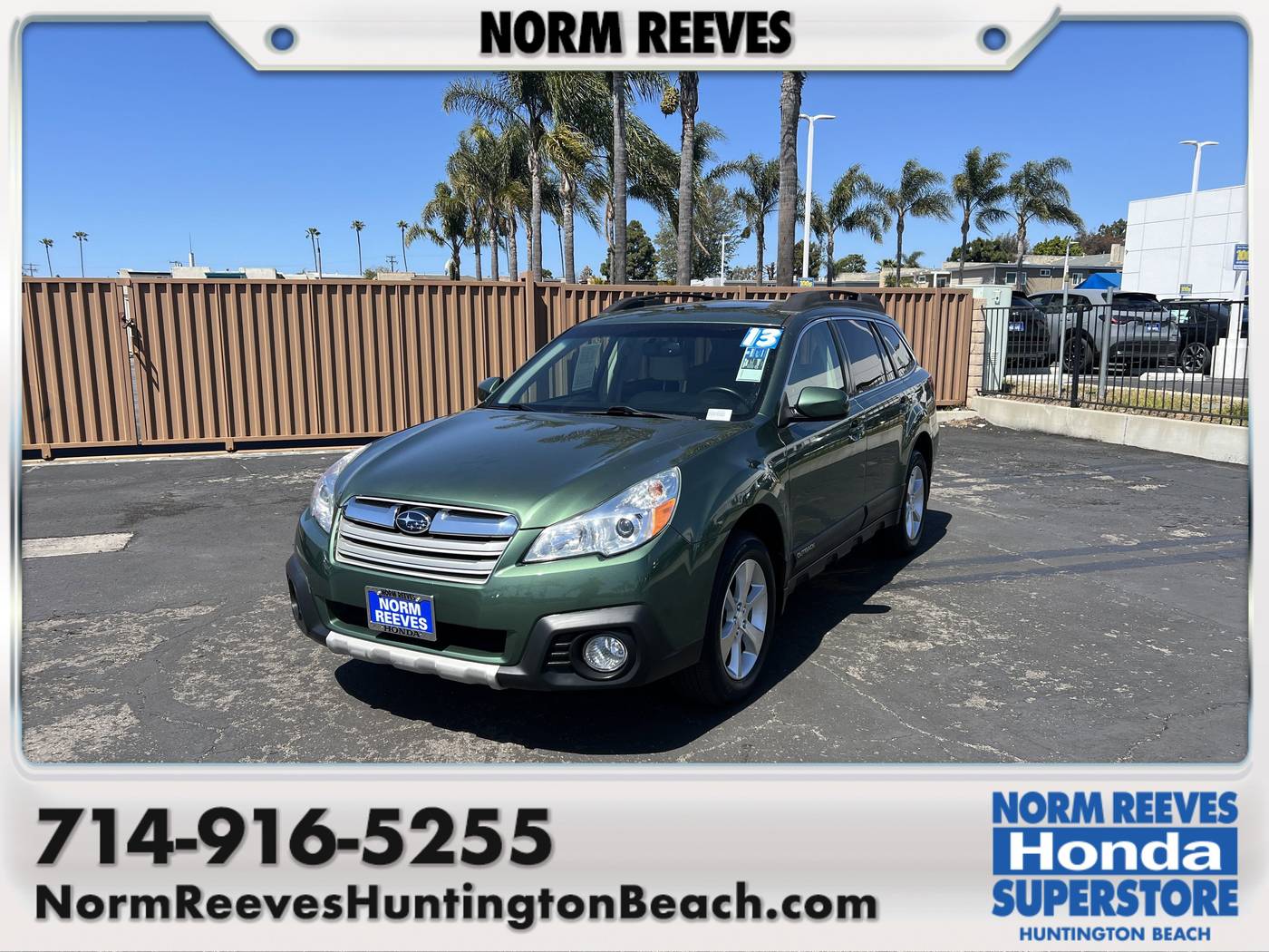 2013 Subaru Outback 2.5i Limited — SUV — 88,916 mi — Huntington Beach, CA