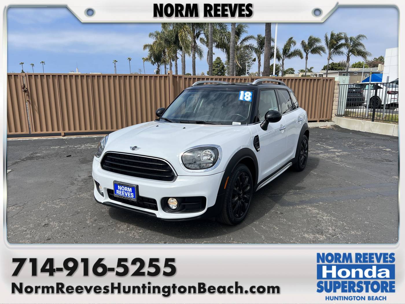 2018 MINI Countryman Cooper — SUV — 71,552 mi — Huntington Beach, CA