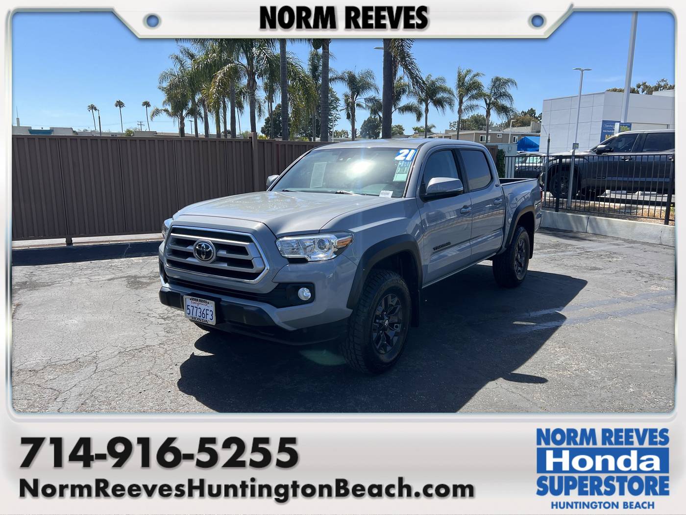 2021 Toyota Tacoma SR5 — Pickup Truck — 41,219 mi — Huntington Beach, CA