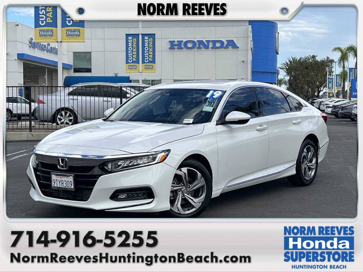 2019 Honda Accord EX-L — Sedan — 58,701 mi — Huntington Beach, CA