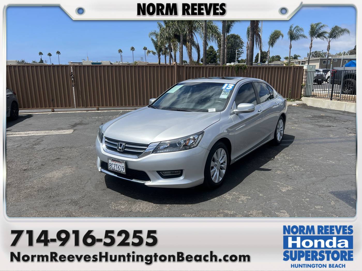 2013 Honda Accord EX-L — Sedan — 60,772 mi — Huntington Beach, CA