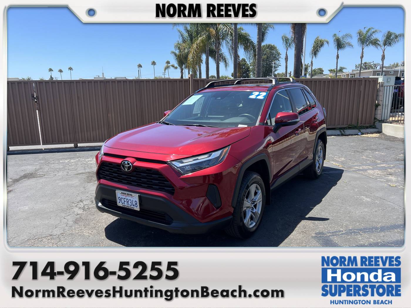 2022 Toyota RAV4 XLE — SUV — 25,193 mi — Huntington Beach, CA