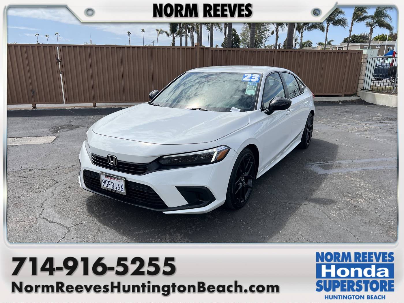 2023 Honda Civic Sport — Sedan — 13,748 mi — Huntington Beach, CA