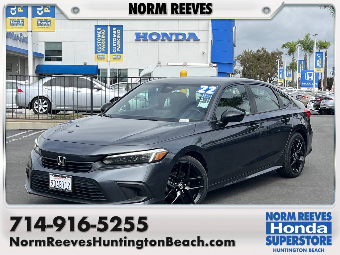 2022 Honda Civic Sport — Sedan — 53,384 mi — Huntington Beach, CA