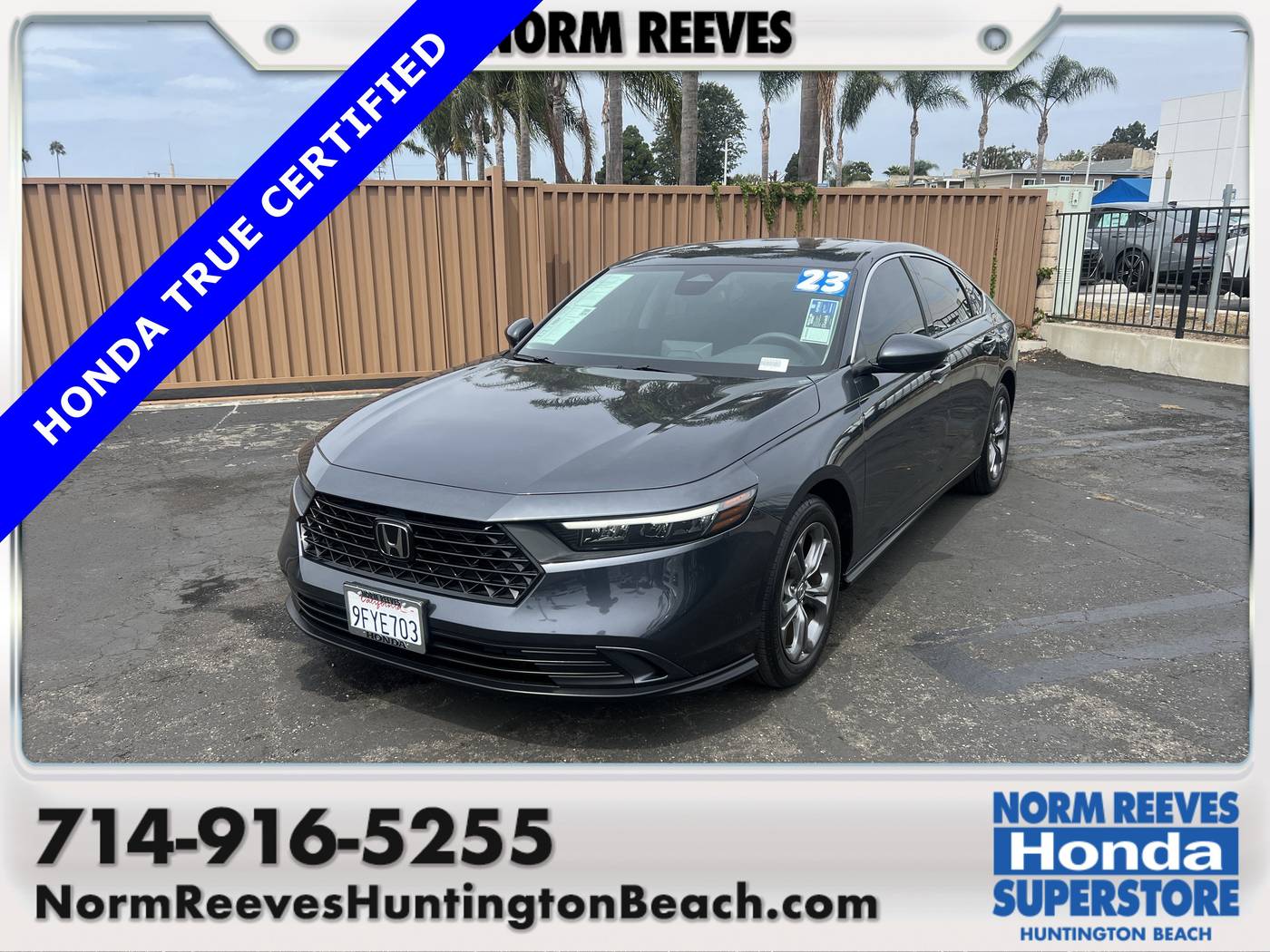 2023 Honda Accord EX — Sedan — 10,477 mi — Huntington Beach, CA