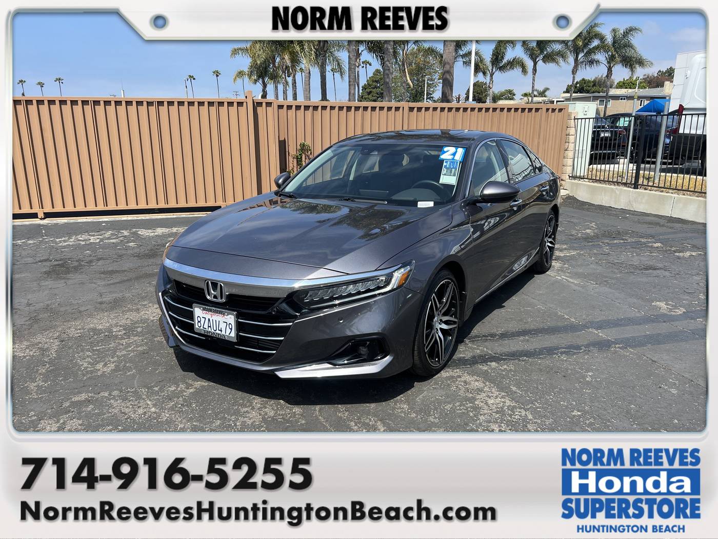 2021 Honda Accord Touring — Sedan — 13,522 mi — Huntington Beach, CA