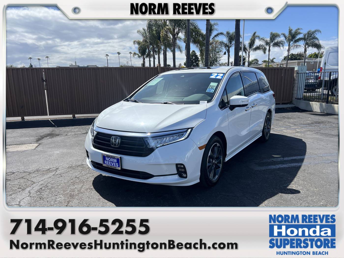 2022 Honda Odyssey Elite — Minivan — 19,326 mi — Huntington Beach, CA