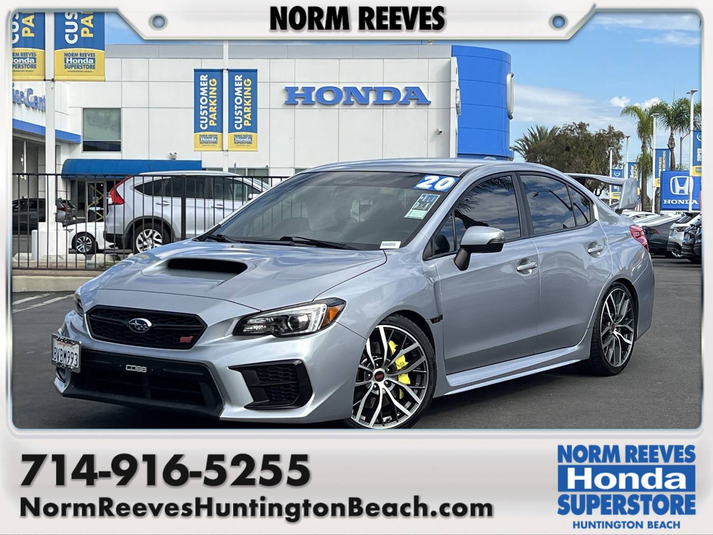 2020 Subaru WRX STI — Sedan — 37,105 mi — Huntington Beach, CA