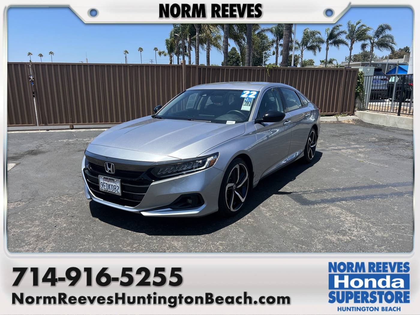 2022 Honda Accord Sport SE — Sedan — 17,923 mi — Huntington Beach, CA