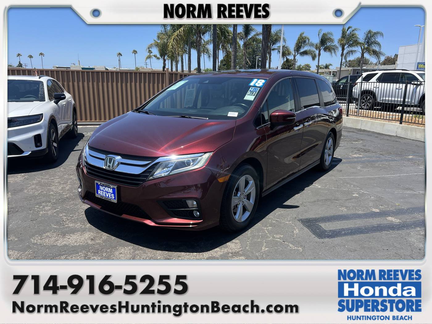 2018 Honda Odyssey EX-L — Minivan — 81,762 mi — Huntington Beach, CA