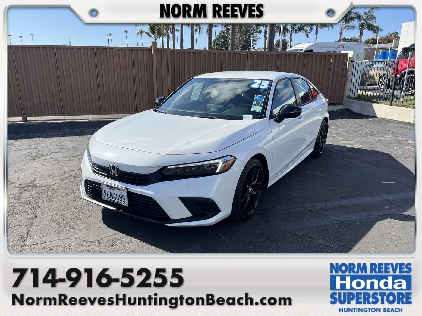 2023 Honda Civic Sport — Sedan — 22,057 mi — Huntington Beach, CA