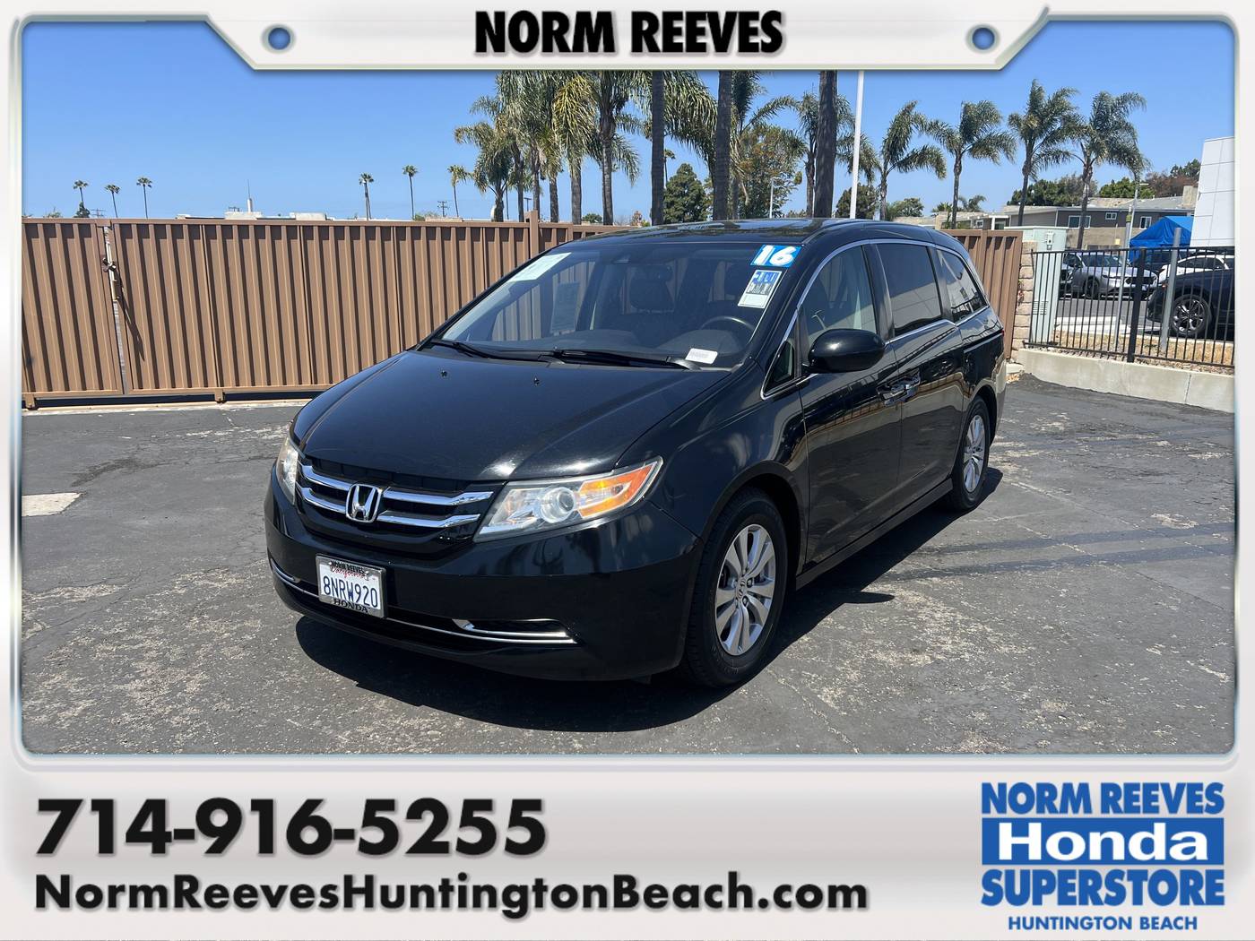 2016 Honda Odyssey EX-L — Minivan — 96,934 mi — Huntington Beach, CA