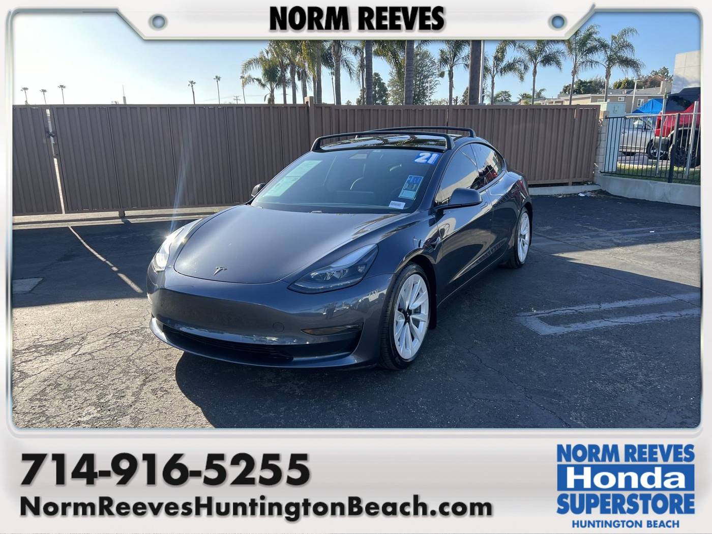 2021 Tesla Model 3 Standard Range Plus — Sedan — 61,585 mi — Huntington Beach, CA