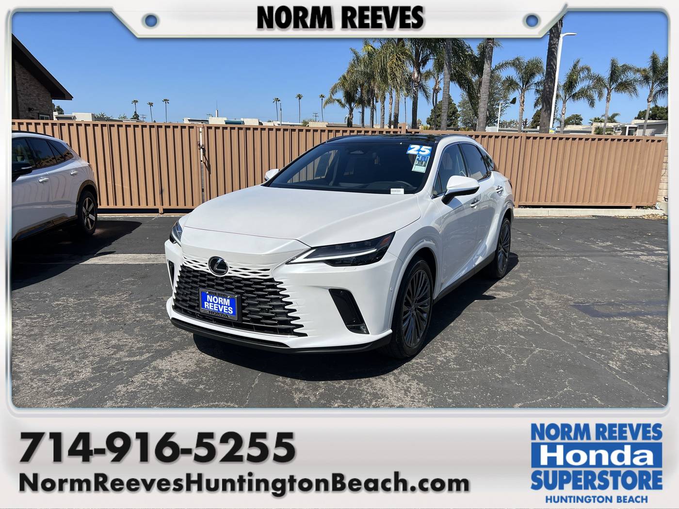 2025 Lexus RX RX 450h+ Luxury — SUV — 308 mi — Huntington Beach, CA