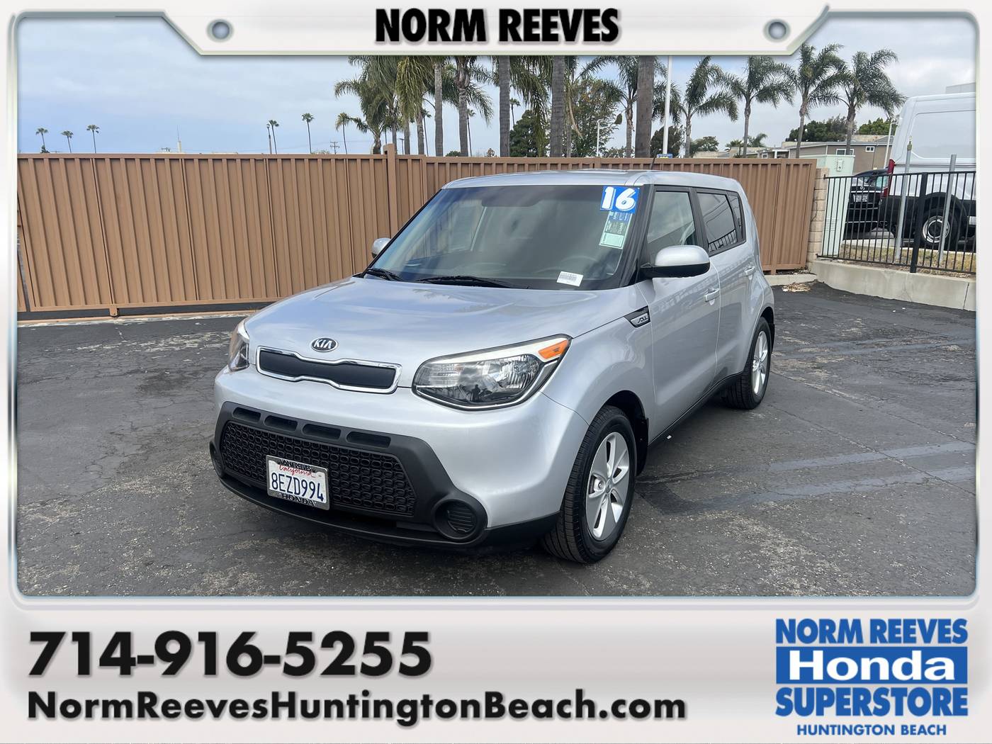 2016 Kia Soul Base — Hatchback — 96,040 mi — Huntington Beach, CA