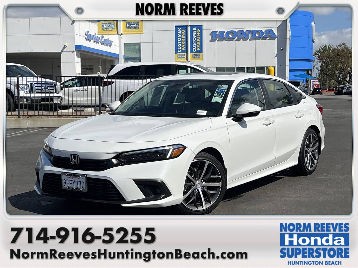 2022 Honda Civic Touring — Sedan — 11,241 mi — Huntington Beach, CA