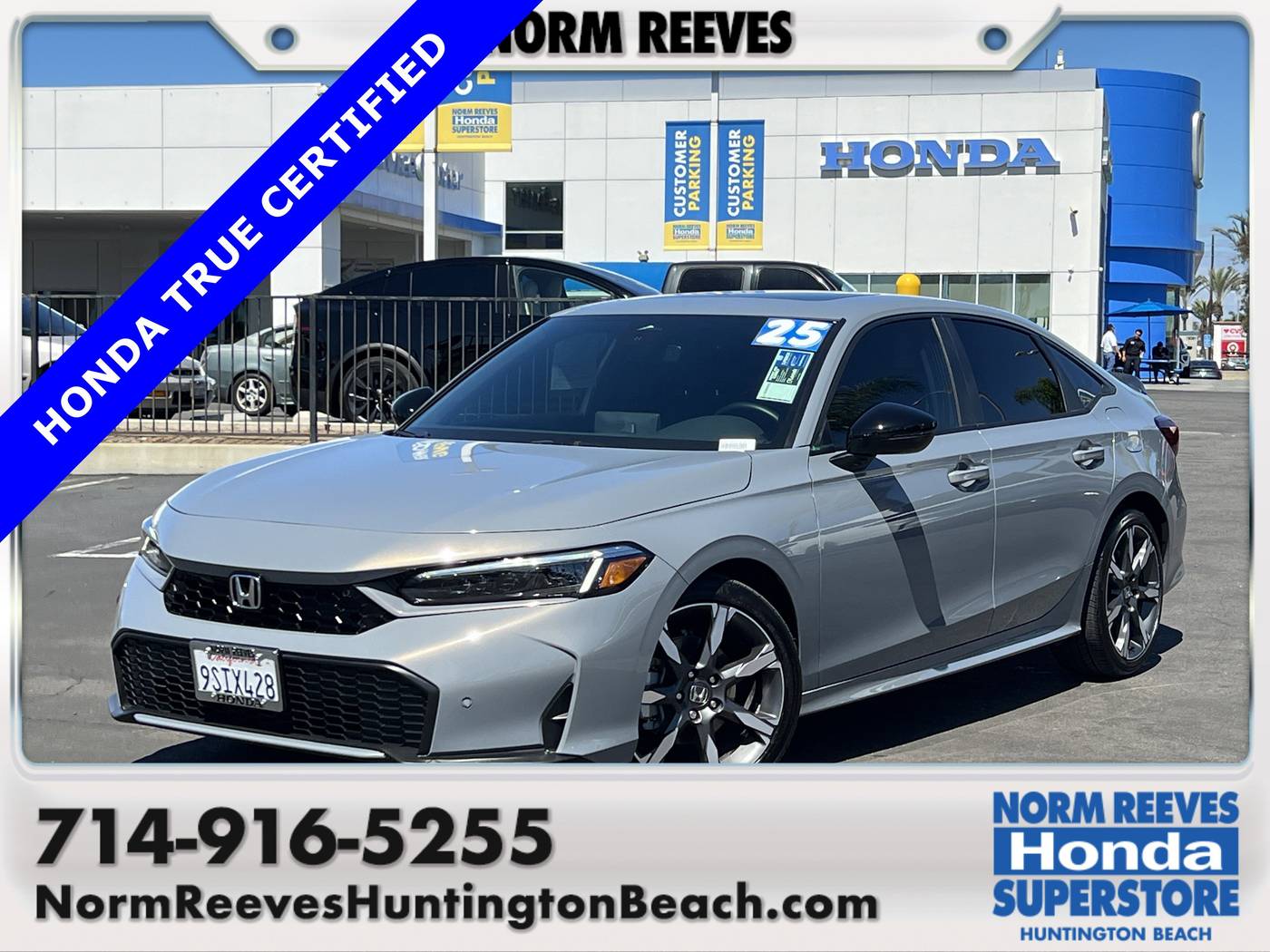 2025 Honda Civic Hybrid Sport Touring — Sedan — 7,485 mi — Huntington Beach, CA