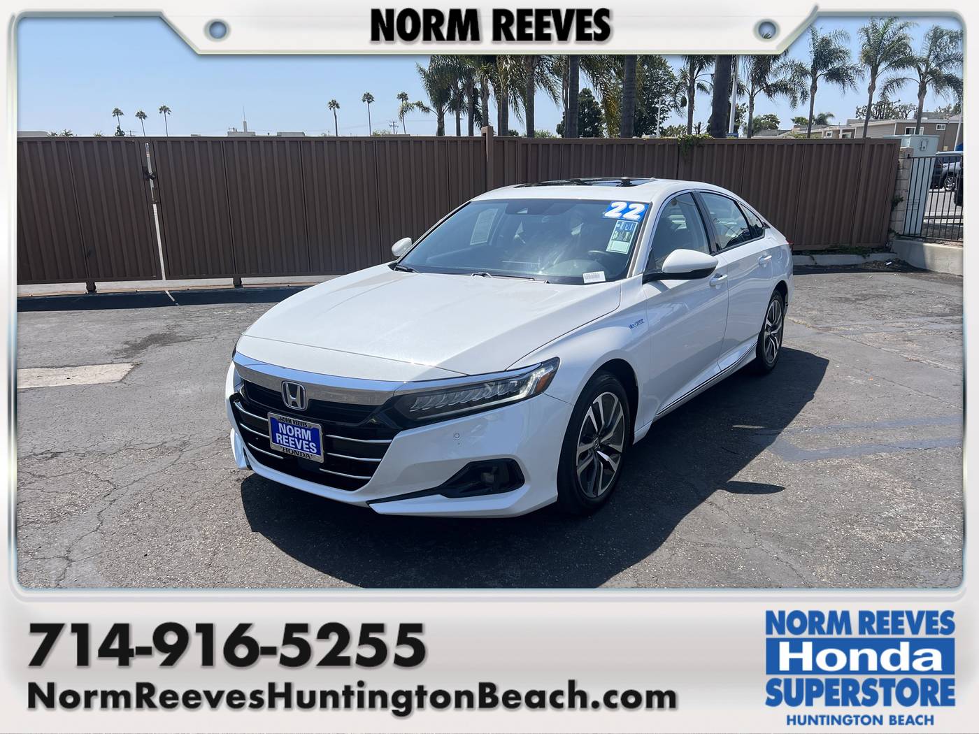 2022 Honda Accord Hybrid EX-L — Sedan — 39,826 mi — Huntington Beach, CA