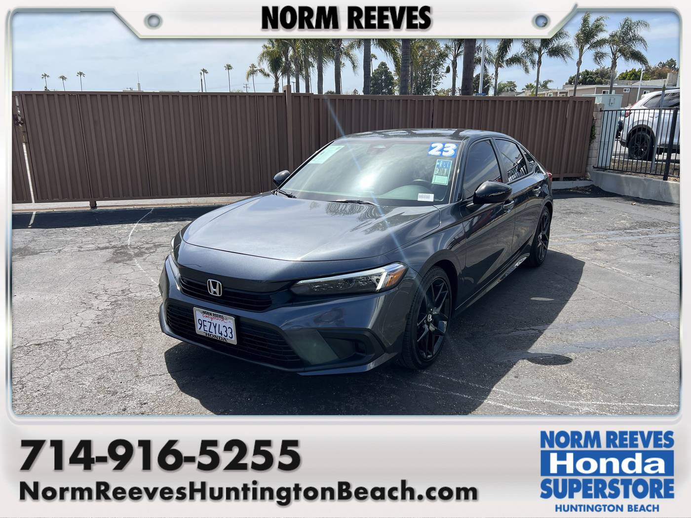 2023 Honda Civic Sport — Sedan — 9,144 mi — Huntington Beach, CA