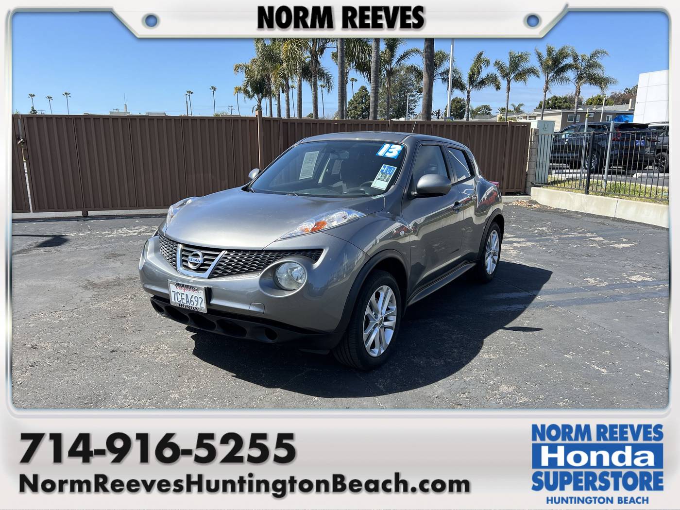 2013 Nissan JUKE SV — SUV — 74,907 mi — Huntington Beach, CA