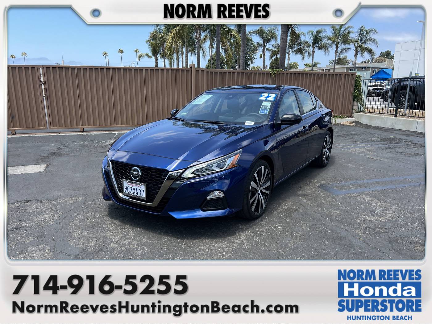 2022 Nissan Altima SR — Sedan — 19,137 mi — Huntington Beach, CA