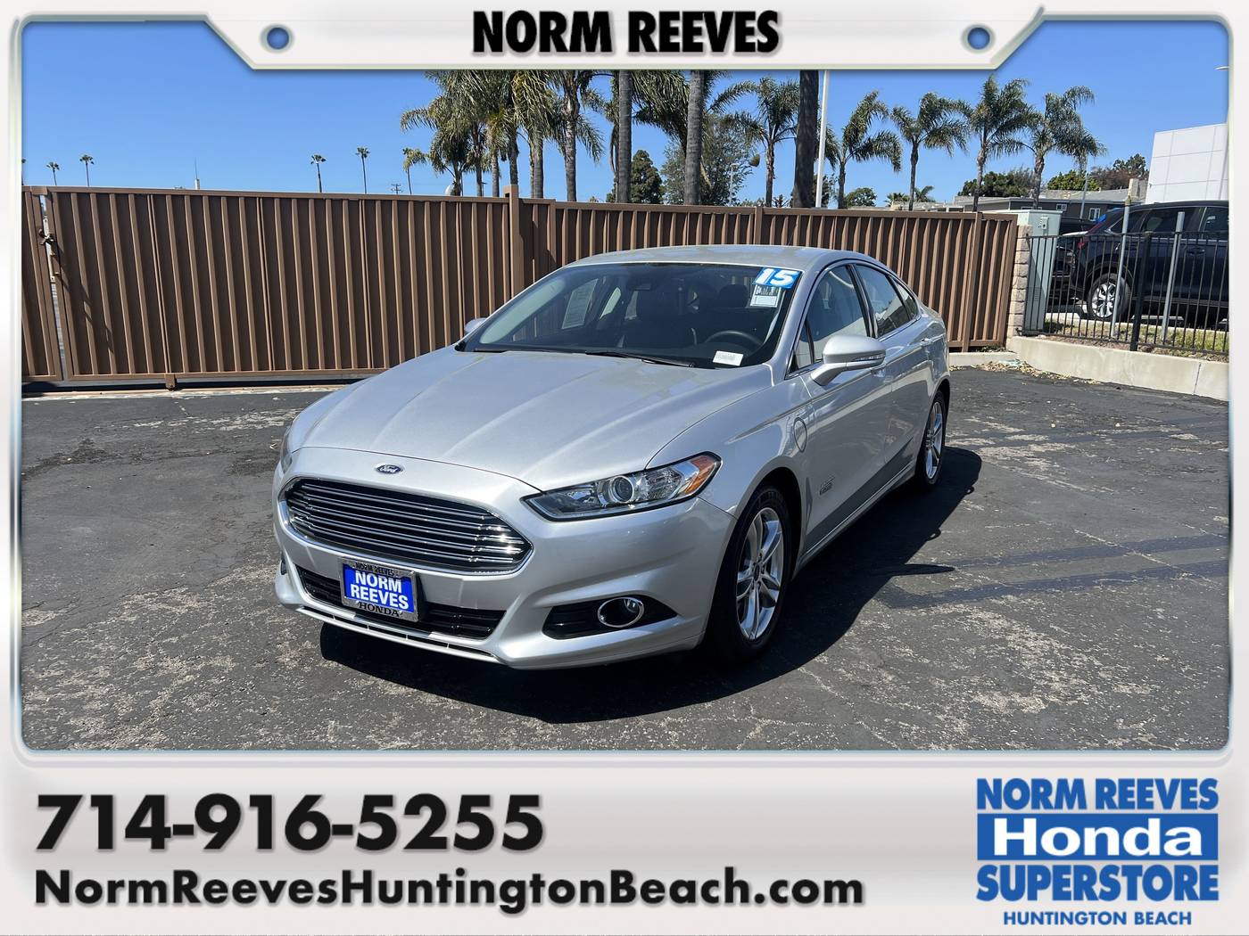 2015 Ford Fusion Energi Titanium — Sedan — 96,423 mi — Huntington Beach, CA