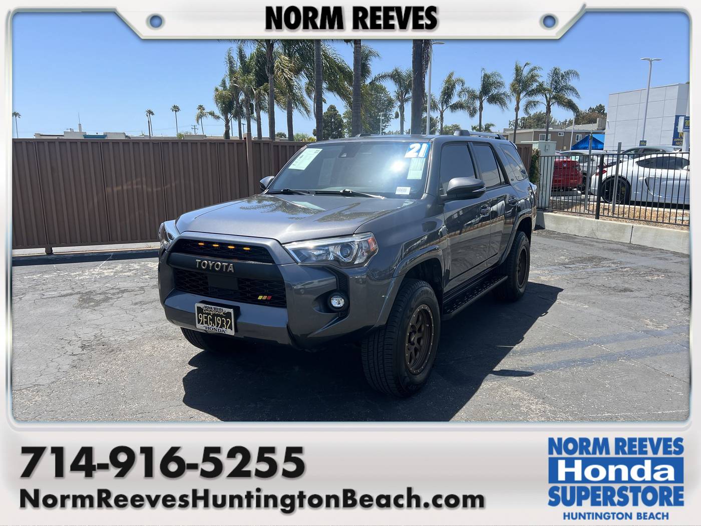 2021 Toyota 4Runner SR5 Premium — SUV — 80,458 mi — Huntington Beach, CA