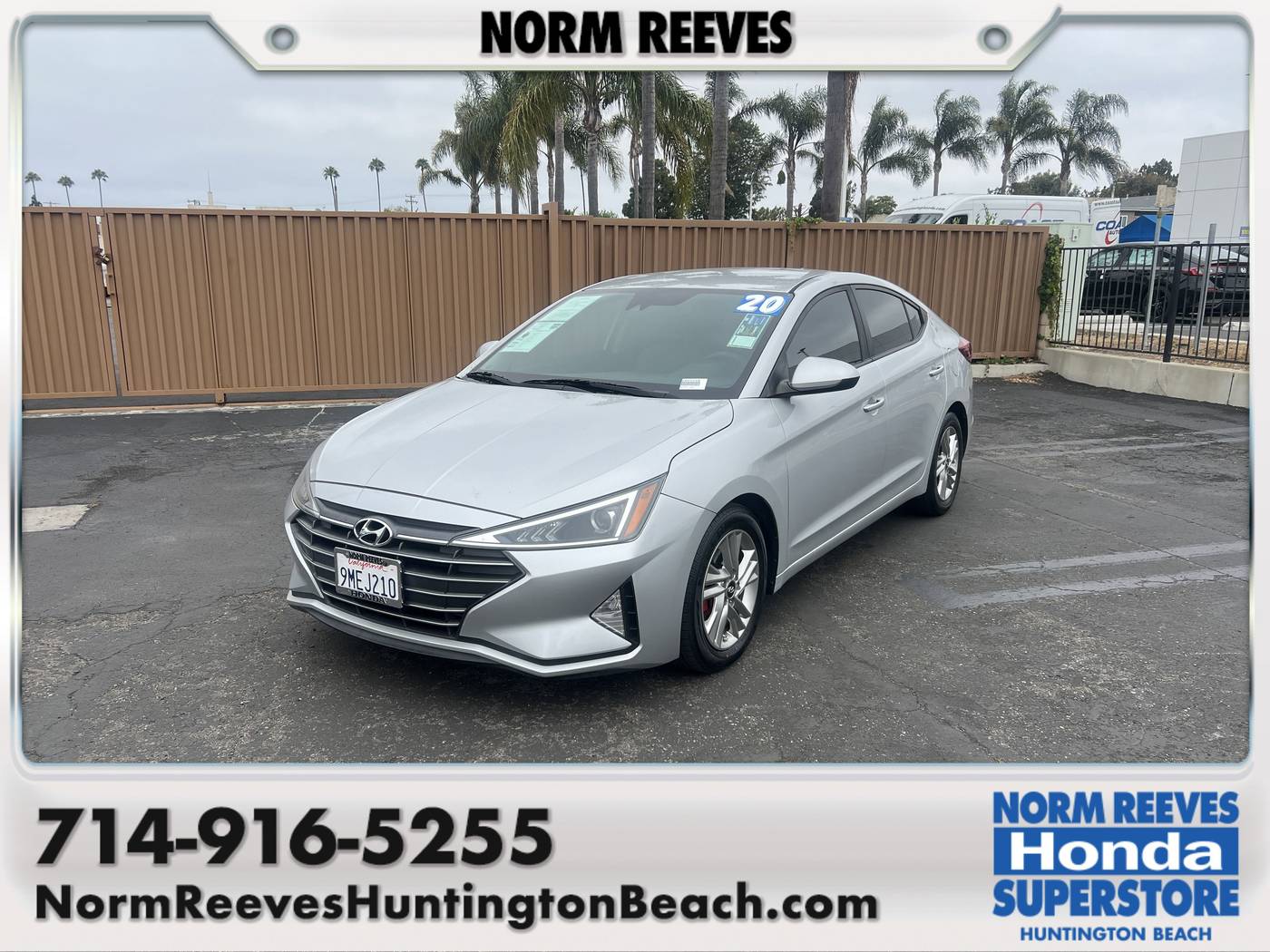 2020 Hyundai Elantra SEL — Sedan — 99,933 mi — Huntington Beach, CA