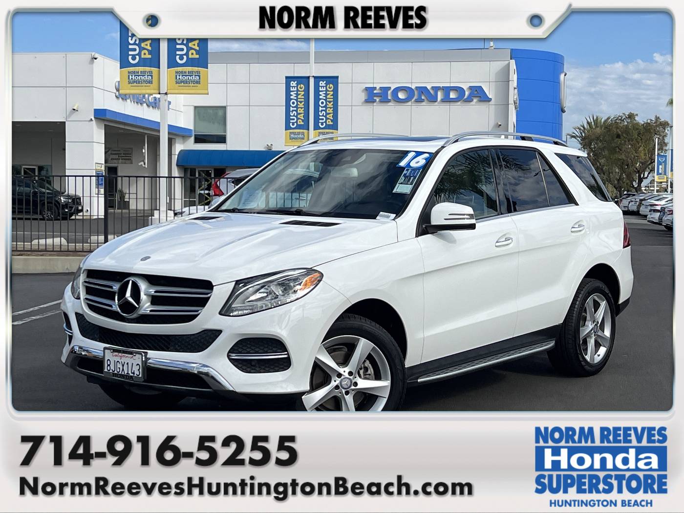 2016 Mercedes-Benz GLE GLE 350 — SUV — 45,772 mi — Huntington Beach, CA