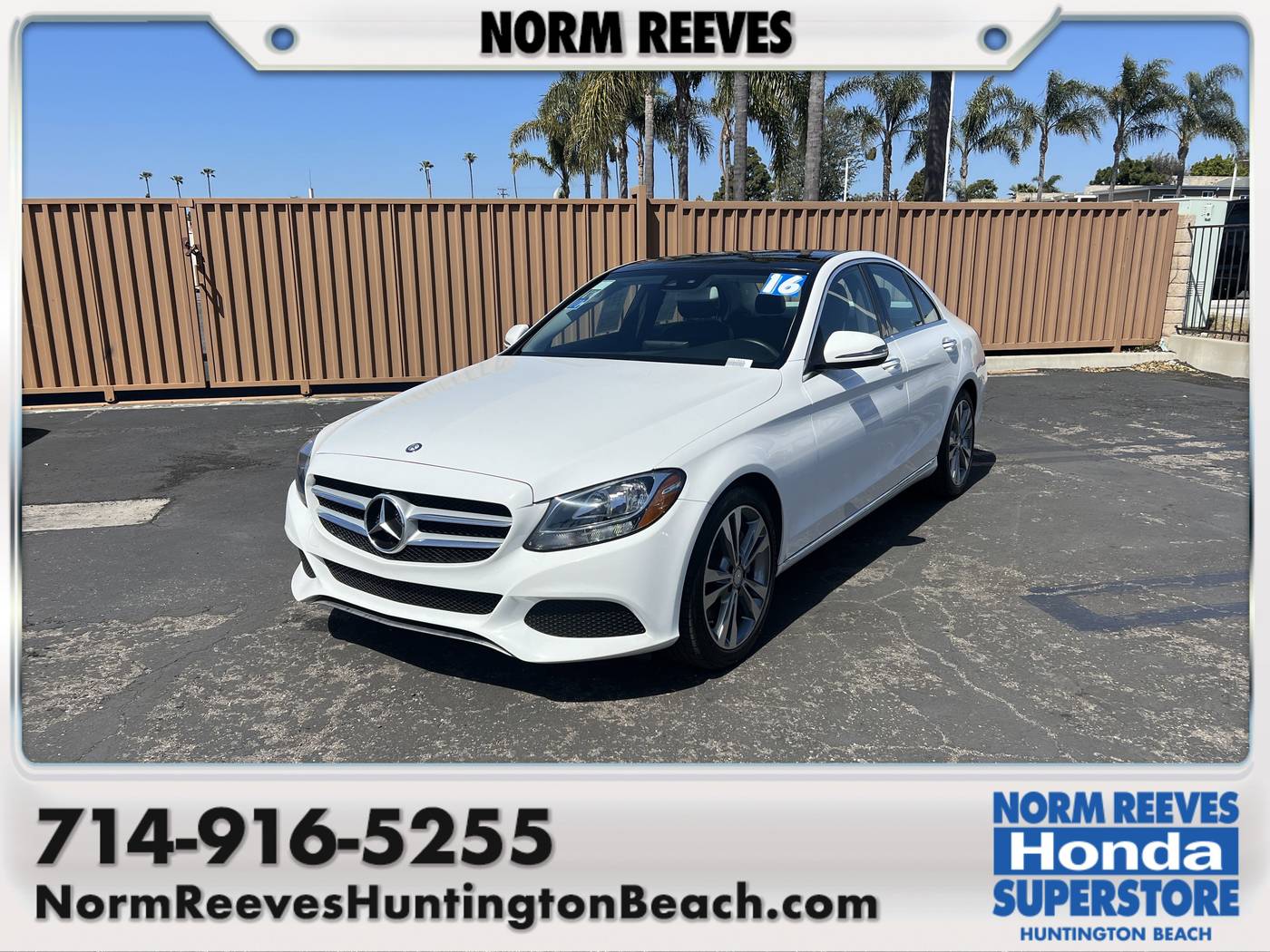 2016 Mercedes-Benz C-Class C 300 — Sedan — 55,168 mi — Huntington Beach, CA