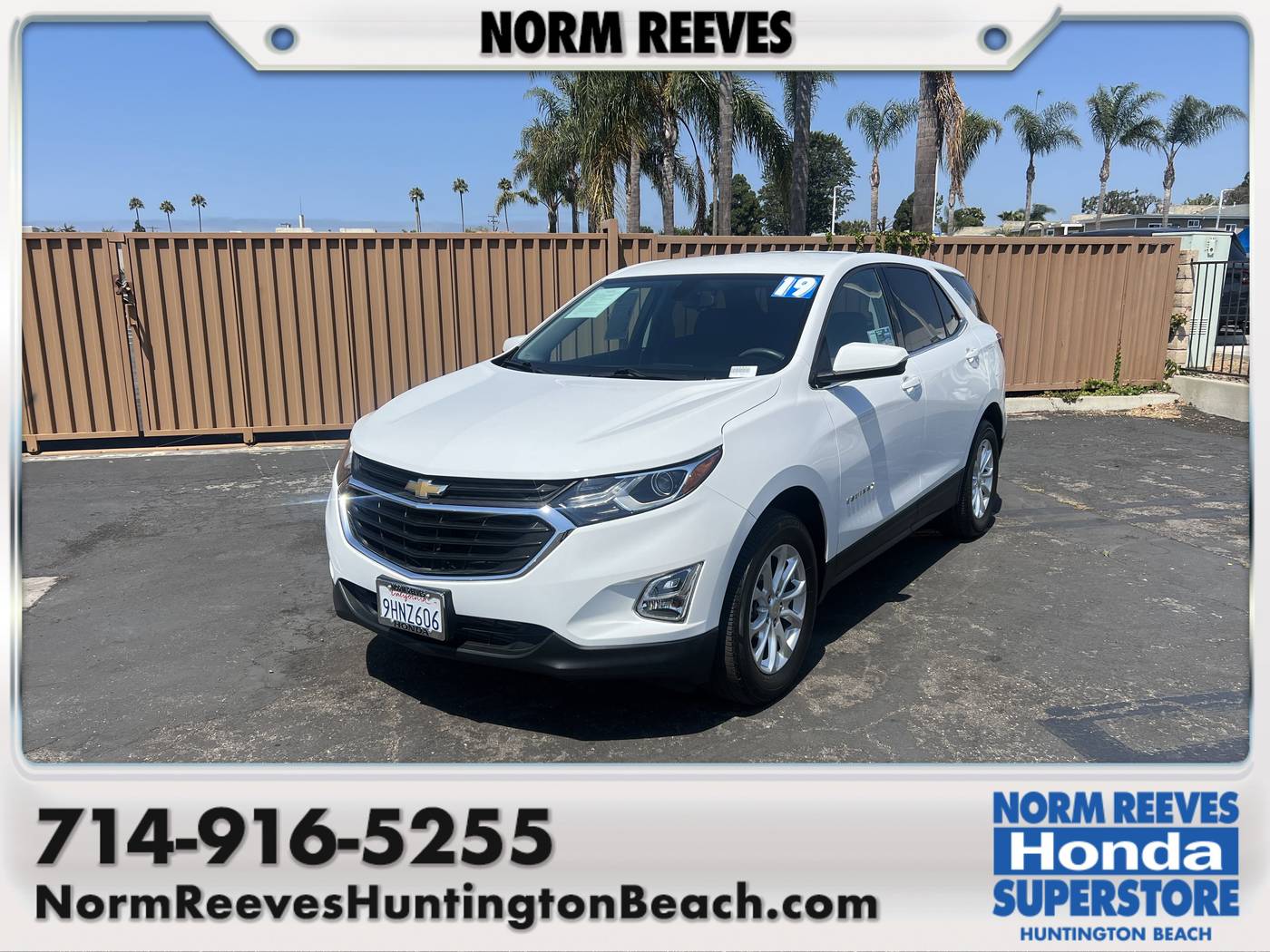2019 Chevrolet Equinox LT — SUV — 26,538 mi — Huntington Beach, CA