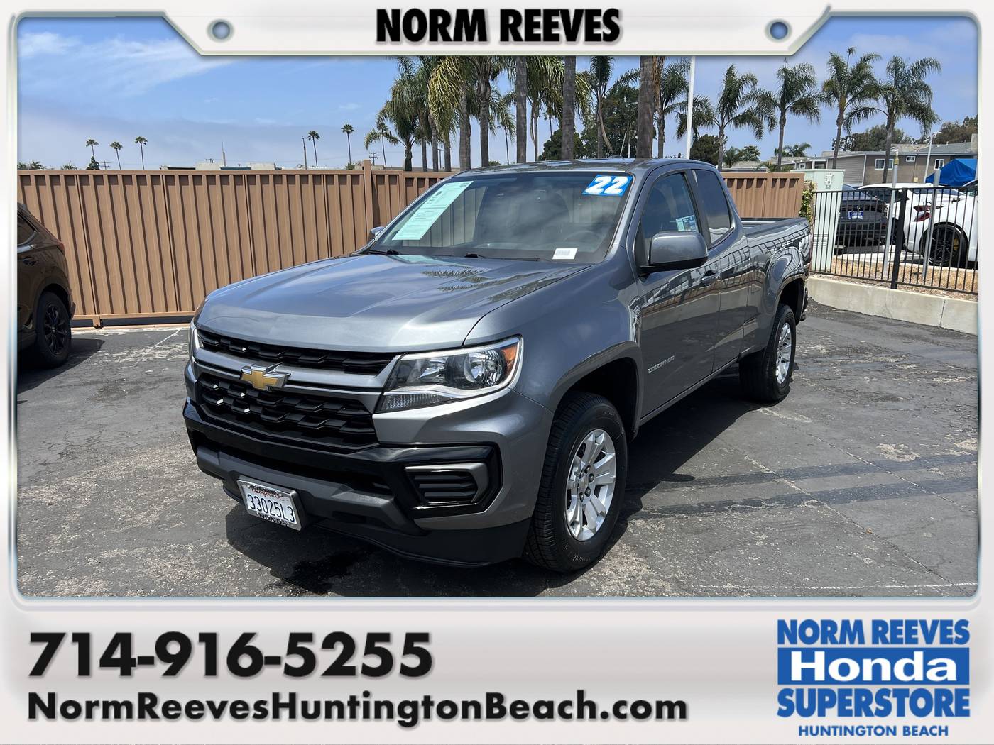 2022 Chevrolet Colorado LT — Pickup Truck — 57,239 mi — Huntington Beach, CA