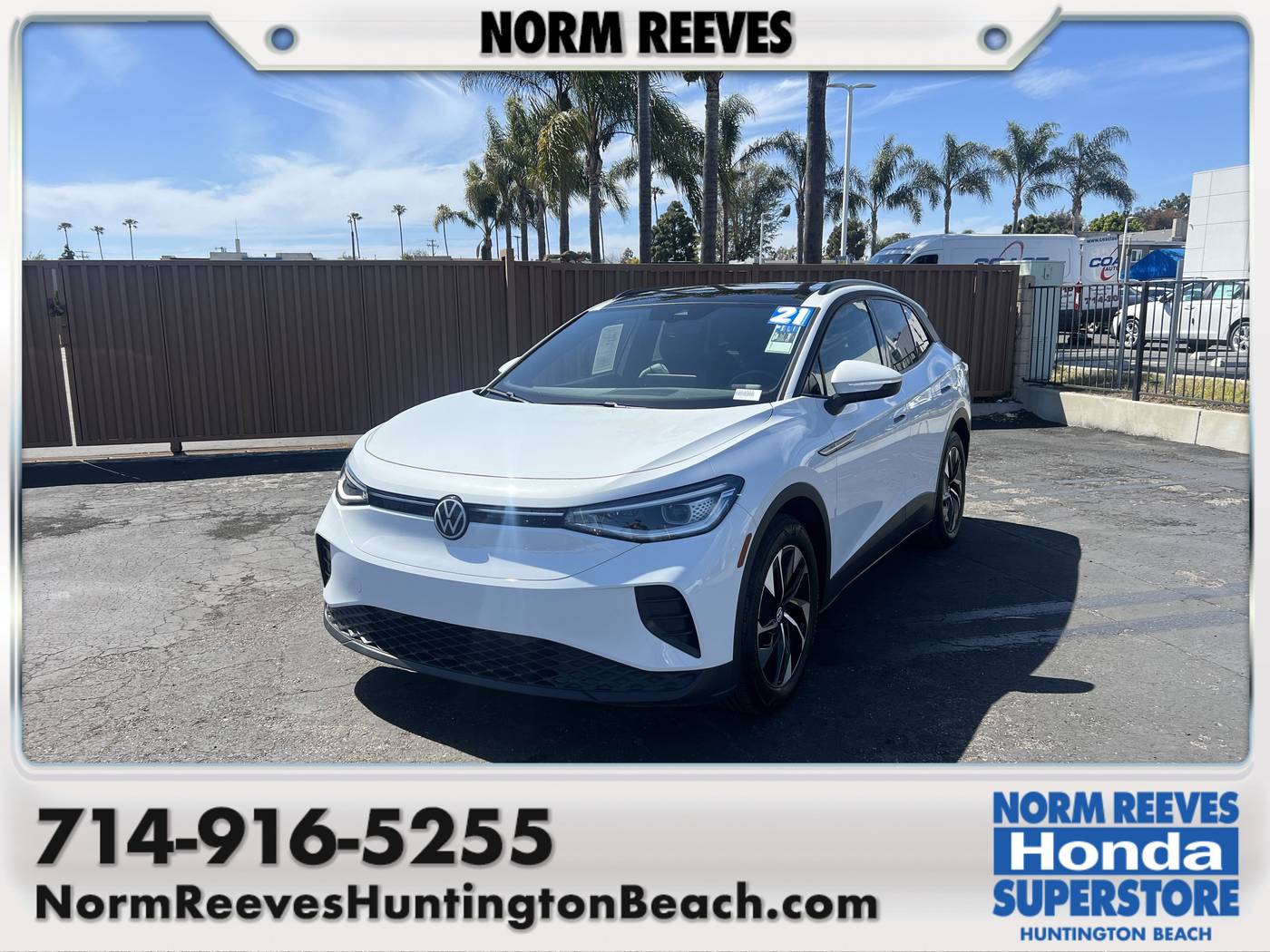 2021 Volkswagen ID.4 Pro S — SUV — 31,463 mi — Huntington Beach, CA
